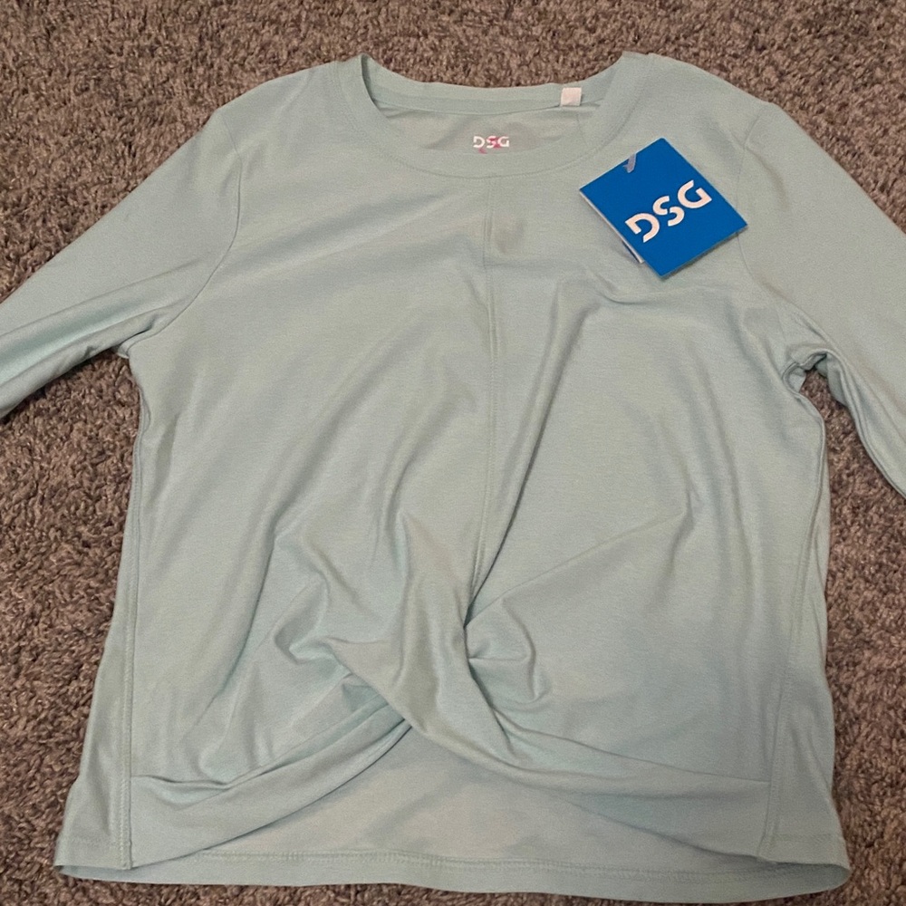 DSG Women's Soft Blue Long Sleeve Tee